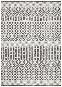 Roma Emma Ivory Black Rug