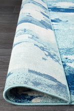 Mirage Lesley Whimsical Blue Runner Rug