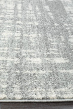 Mirage Ashley Abstract Modern Silver Grey Rug