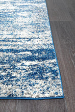 Mirage Casandra Dunescape Modern Blue Grey Runner Rug