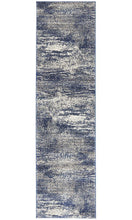 Mirage Casandra Dunescape Modern Blue Grey Runner Rug