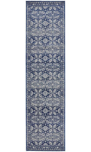 Mirage Gwyneth Stunning Transitional Navy Runner Rug