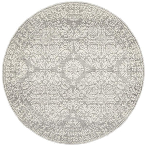 Mirage Gwyneth Stunning Transitional Silver Round Rug