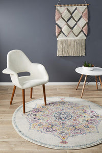 Museum Kendall Bone Round Rug