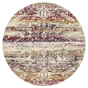 Museum Lili Fuschia Round Rug