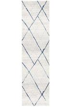 Oasis Noah White Blue Contemporary Rug