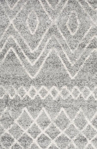 Oasis Nadia Grey Rustic Tribal Rug