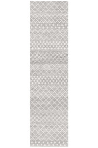 Oasis Selma Silver Tribal Runner Rug