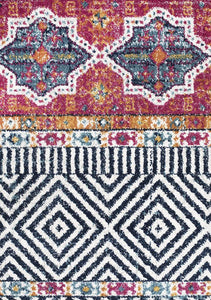 Oasis Sabrina Multi Tribal Round Rug