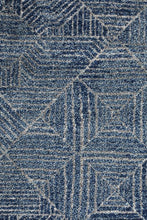 Oasis Kenza Contemporary Navy Round Rug