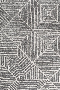 Oasis Kenza Contemporary Silver Runner Rug