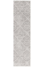 Oasis Kenza Contemporary Silver Runner Rug