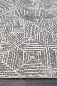 Oasis Kenza Contemporary Silver Rug