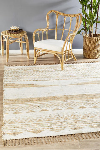 Paradise White Rug