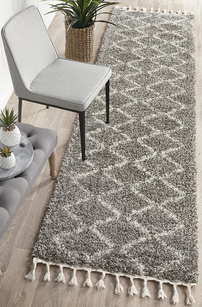 Savanna Grey Runner Rug