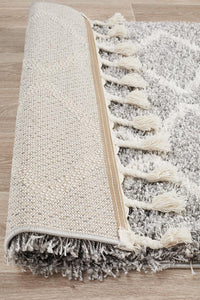 Savanna Zig Zag Silver Runner Rug