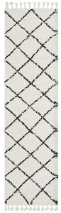 Savanna White Runner Rug