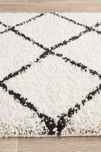 Savanna White Runner Rug