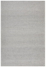 Casablanca Oskar Felted Wool Striped Grey Rug