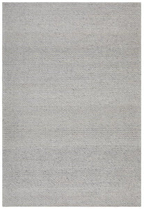 Casablanca Oskar Felted Wool Striped Grey Rug