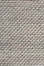 Casablanca Oskar Felted Wool Striped Grey Rug