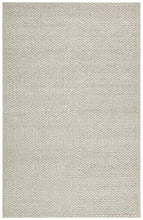 Casablanca Helena Woven Wool Grey White Rug