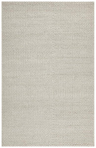 Casablanca Helena Woven Wool Grey White Rug