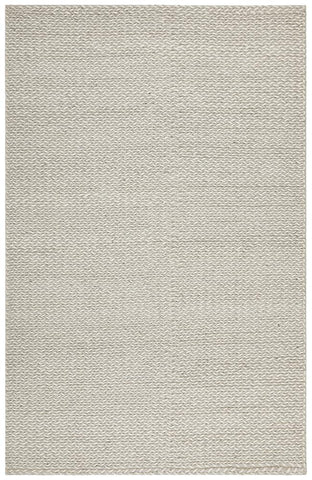 Casablanca Helena Woven Wool Grey White Rug