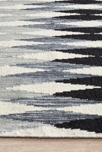 Casablanca Frida Gradient Black Grey White Rug