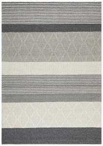 Casablanca Karlsson Wool Hatch Textured Rug