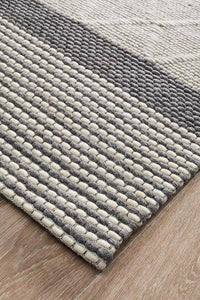 Casablanca Karlsson Wool Hatch Textured Rug