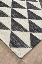 Casablanca Astrid Geo Flat Weave Wool Rug