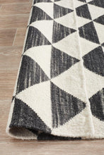 Casablanca Astrid Geo Flat Weave Wool Rug