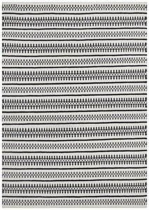 Casablanca Ester Delicate Lace Woollen Ivory Black Rug