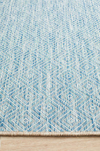 Paris Indoor Outdoor Blue Rug