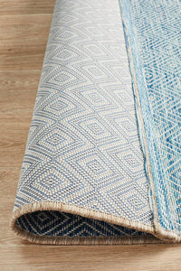 Paris Indoor Outdoor Blue Rug