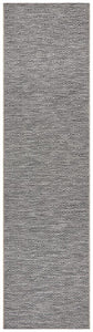 Paris Indoor Outdoor Grey Runner Rug