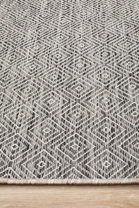 Paris Indoor Outdoor Grey Runner Rug