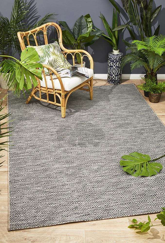 Paris Indoor Outdoor Grey Rug