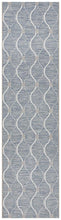 Paris Indoor Outdoor Blue Runner Rug