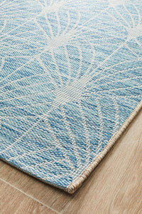 Paris Indoor Outdoor Blue Rug