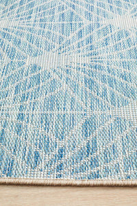 Paris Indoor Outdoor Blue Rug