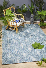 Paris Indoor Outdoor Blue Rug