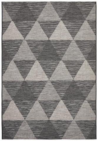 Paris Indoor Outdoor Black Rug