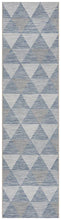 Paris Indoor Outdoor Blue Runner Rug