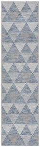 Paris Indoor Outdoor Blue Runner Rug