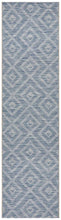 Paris Indoor Outdoor Blue Runner Rug