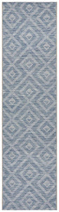 Paris Indoor Outdoor Blue Runner Rug