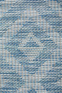 Paris Indoor Outdoor Blue Runner Rug