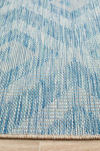 Paris Indoor Outdoor Blue Rug